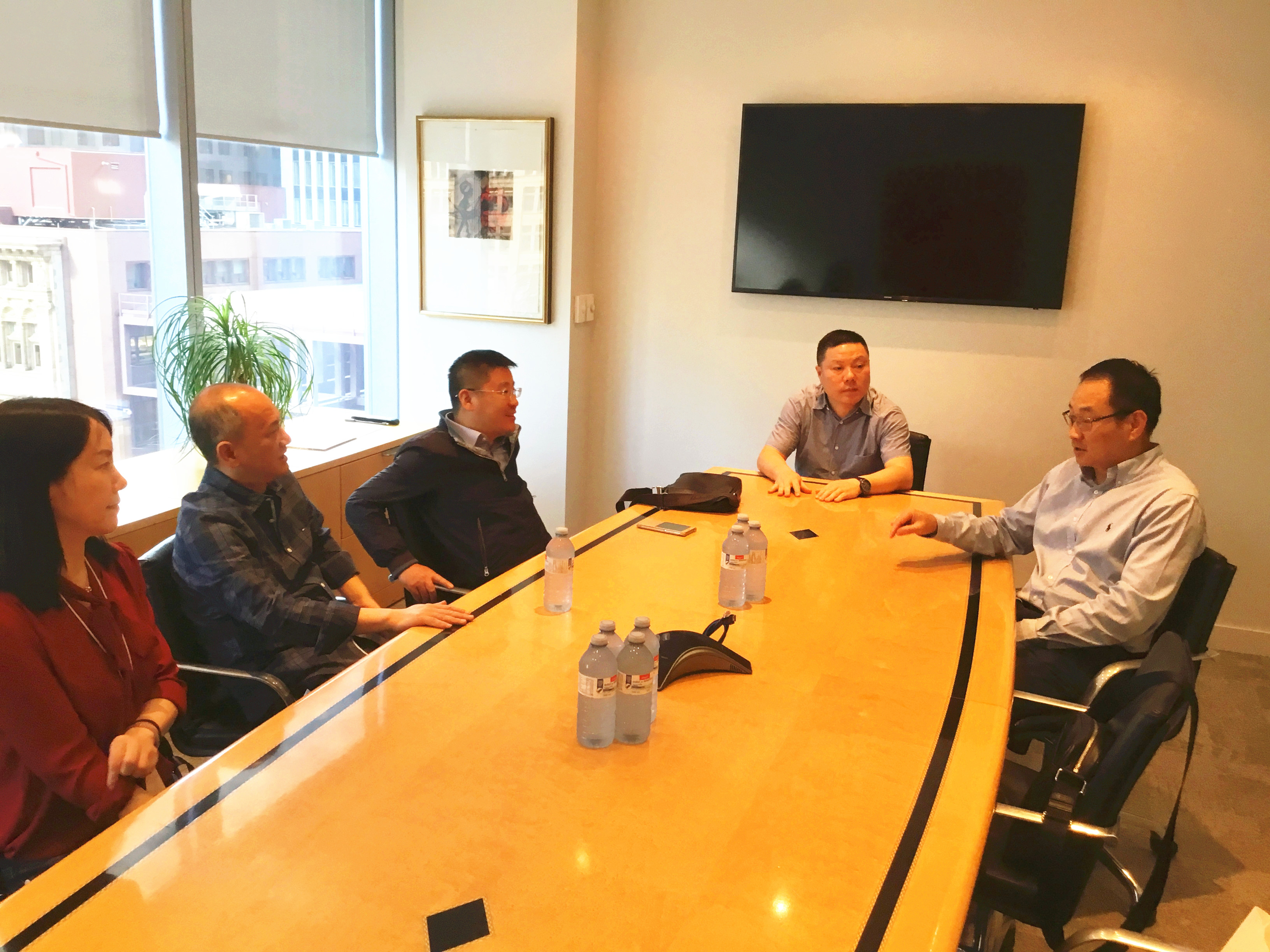 杭州市金融辦領導一行蒞臨硅谷天堂北美大區考察調研