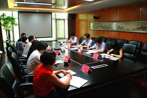 浙江省政府副秘書長丁敏哲一行蒞臨天堂硅谷調(diào)研